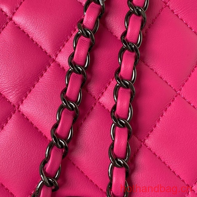 CHANEL STAR HANDBAG AS4579 & Guns-Tone Metal Fuchsia