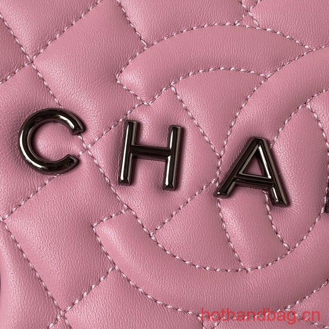 CHANEL STAR HANDBAG AS4579 & Guns-Tone Metal pink