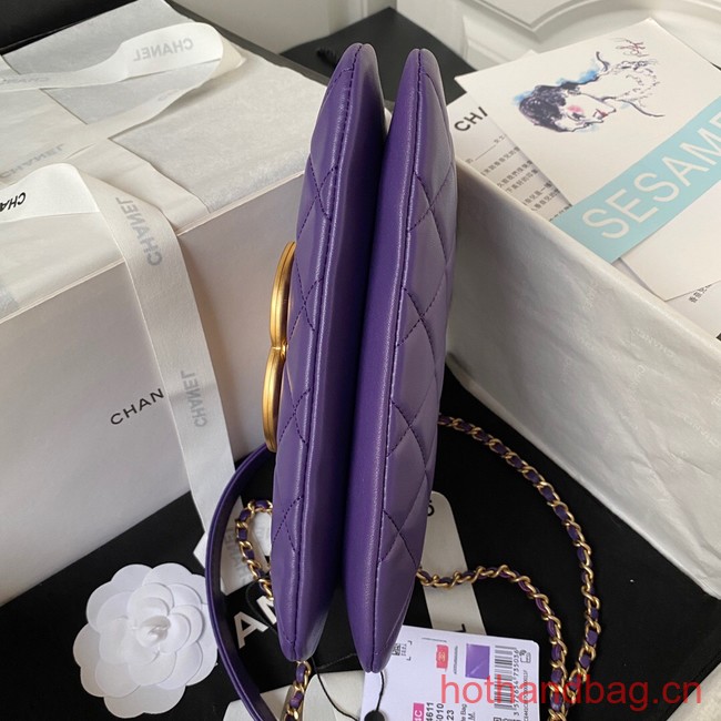 Chanel BAGUETTE BAG AS4611 Purple