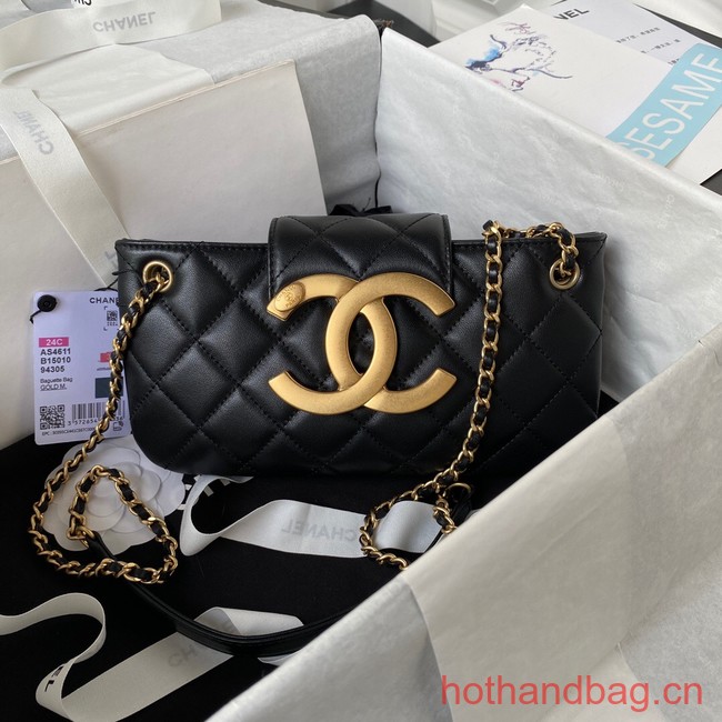 Chanel BAGUETTE BAG AS4611 black