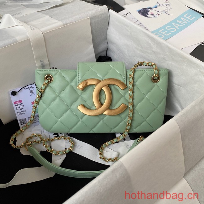 Chanel BAGUETTE BAG AS4611 green