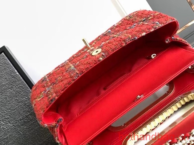 Chanel CLASSIC HANDBAG AS4221 red