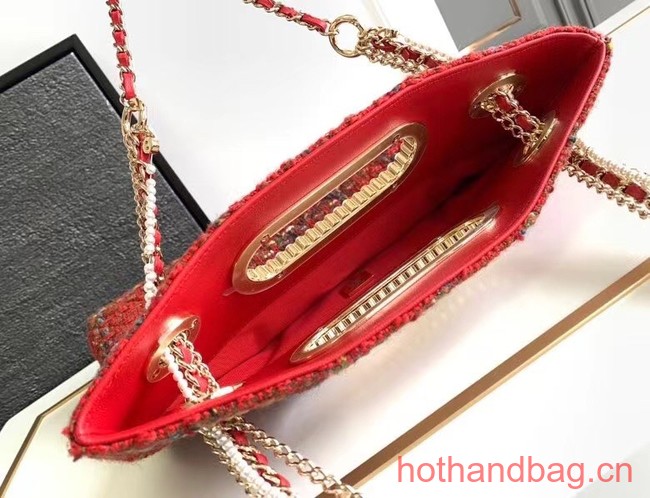 Chanel CLASSIC HANDBAG AS4222 red