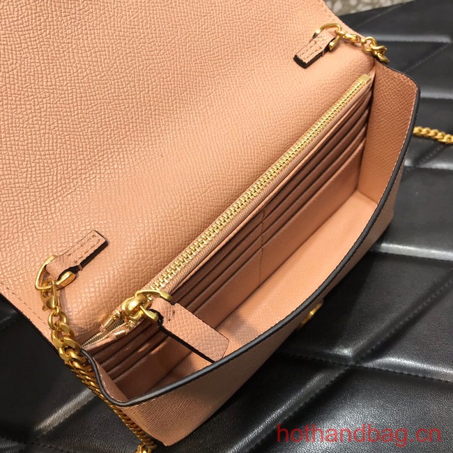 VALENTINO grain calfskin leather bag 0688 pink