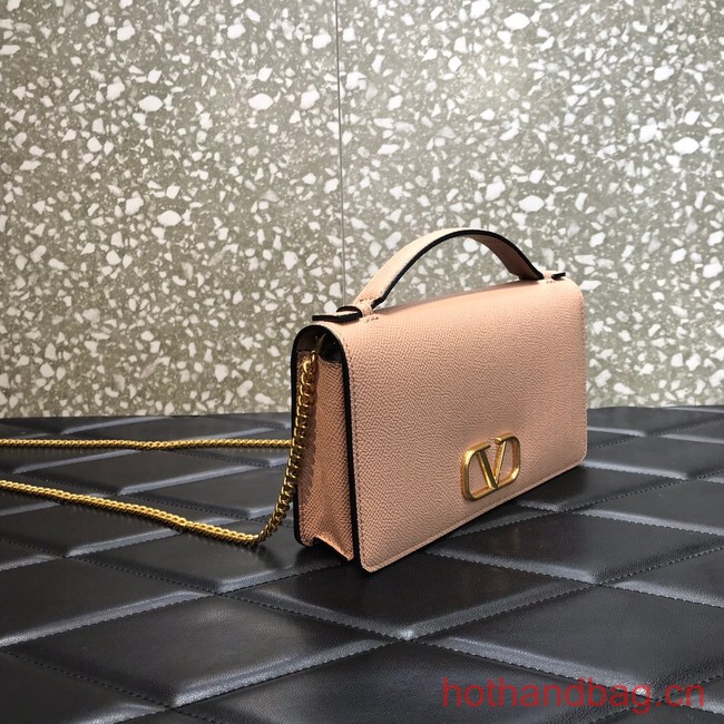 VALENTINO grain calfskin leather bag 0688 pink