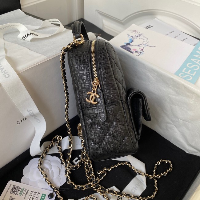 Chanel MINI BACKPACK AP3573 BLACK