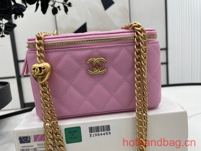 Chanel CLUTCH WITH CHAIN A68130 pink