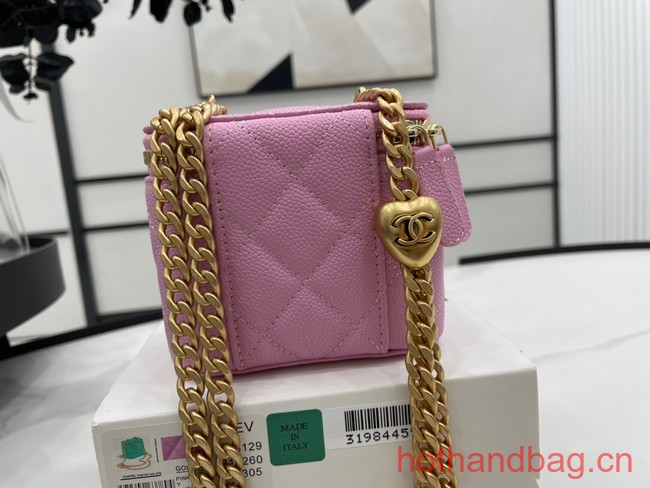 Chanel NANO CLUTCH WITH CHAIN A68129 PINK