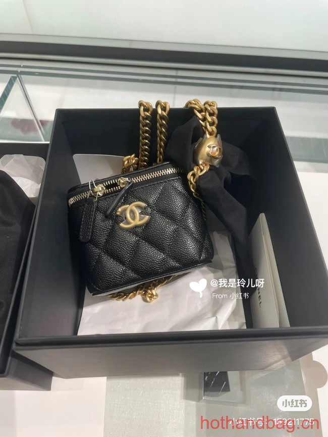 Chanel NANO CLUTCH WITH CHAIN A68129 black