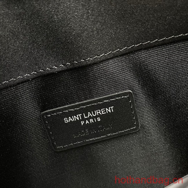 SAINT LAURENT UPTOWN POUCH IN SMOOTH LEATHER C565739 BLACK