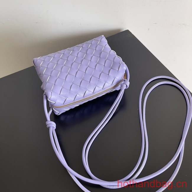 Bottega Veneta Mini Loop Camera Bag 723547 Oyster