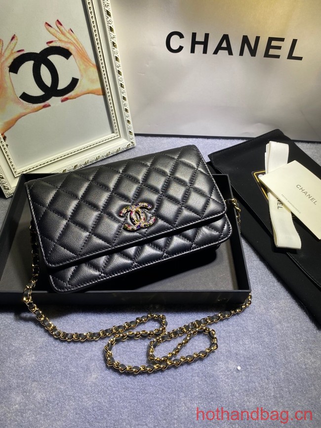 Chanel WALLET ON CHAIN AP1794 black