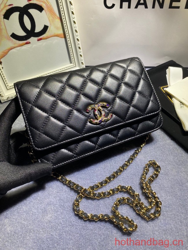 Chanel WALLET ON CHAIN AP1794 black