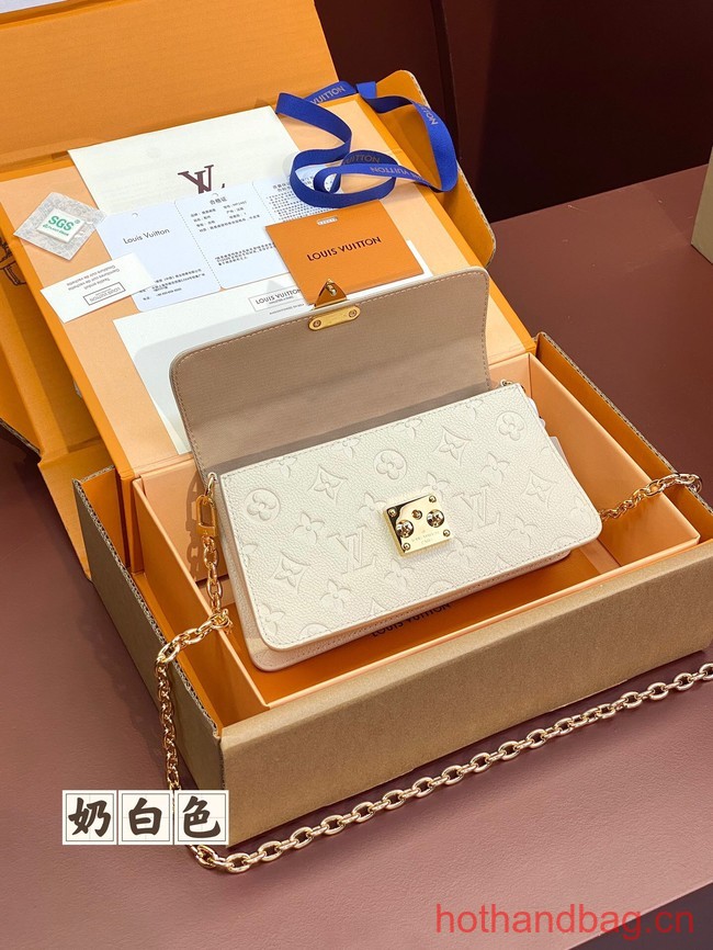 Louis Vuitton Wallet On Chain Metis M82836 Cream