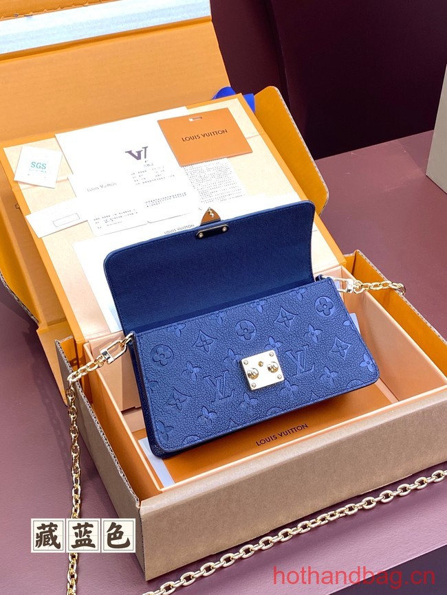 Louis Vuitton Wallet On Chain Metis M82836 Royal Blue