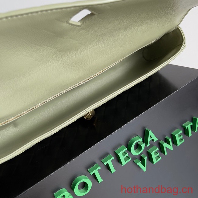 Bottega Veneta Long Clutch Andiamo With Handle 741511 light green