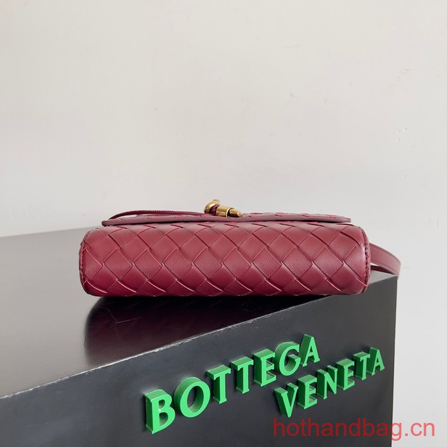Bottega Veneta Mini Andiamo Cross-Body Bag 755545 Barolo
