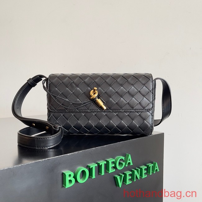 Bottega Veneta Mini Andiamo Cross-Body Bag 755545 black