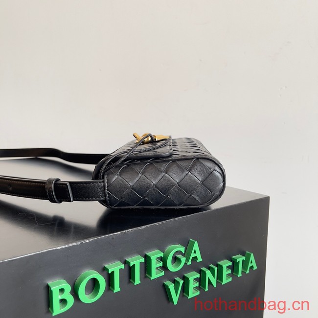 Bottega Veneta Mini Andiamo Cross-Body Bag 755545 black