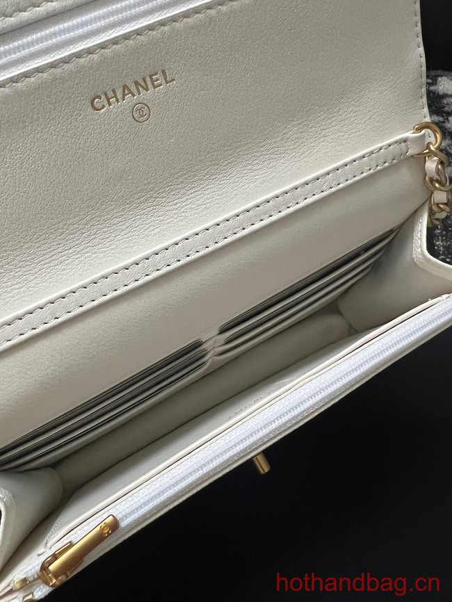 Chanel WALLET ON CHAIN AP3580 white