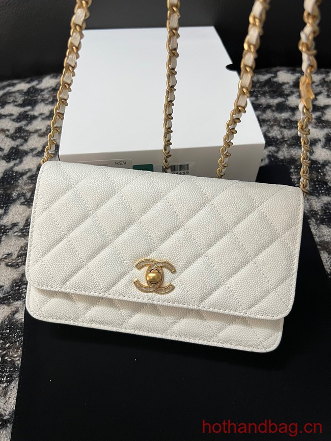 Chanel WALLET ON CHAIN AP3580 white