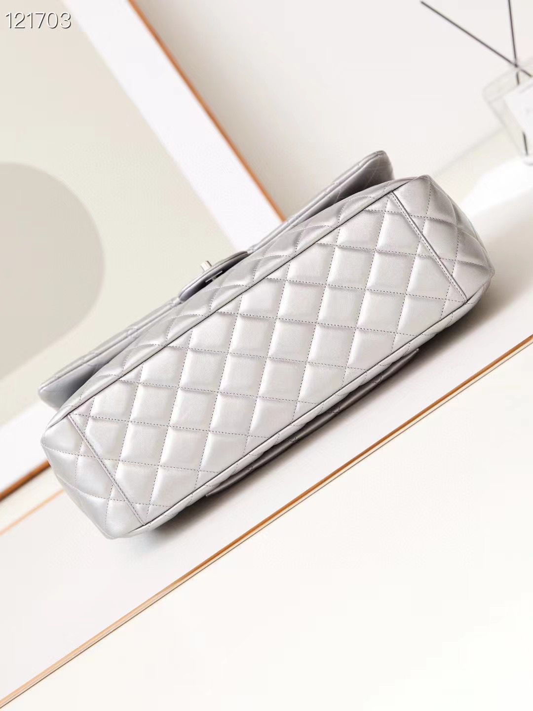 Chanel LARGE 2.55 HANDBAG AS4661 Silver