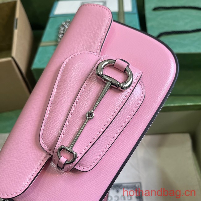 GUCCI HORSEBIT 1955 MINI SHOULDER BAG 774209 pink