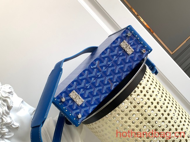 Goyard Calfskin Leather Tote Bag 20301 blue