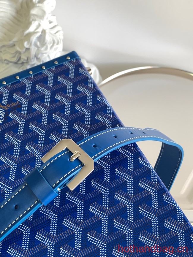 Goyard Calfskin Leather Tote Bag 20301 blue