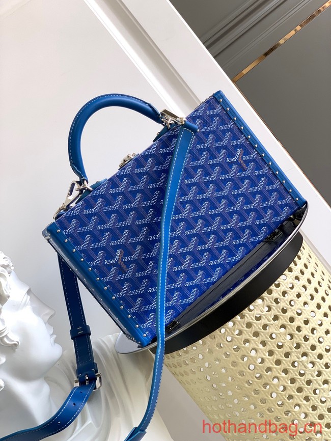 Goyard Calfskin Leather Tote Bag 20301 blue