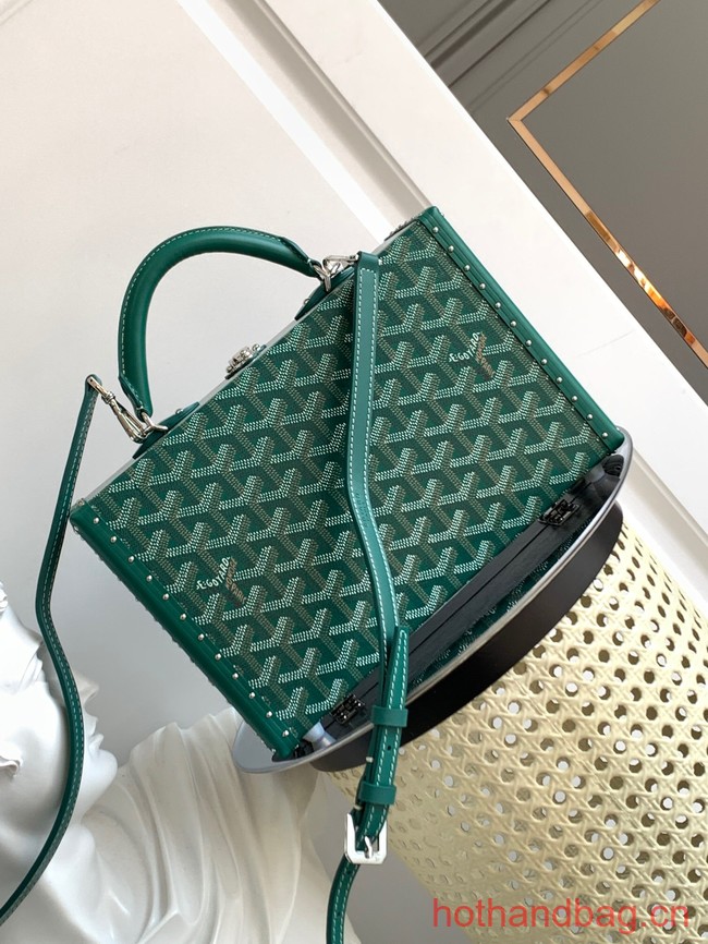 Goyard Calfskin Leather Tote Bag 20301 green