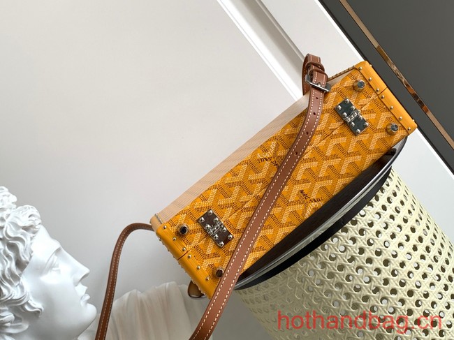 Goyard Calfskin Leather Tote Bag 20301 yellow