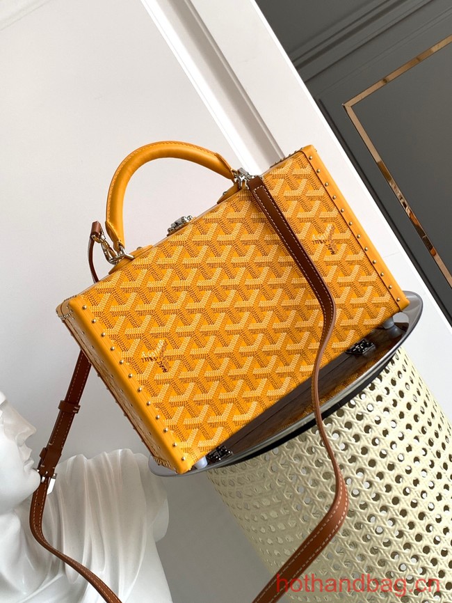 Goyard Calfskin Leather Tote Bag 20301 yellow