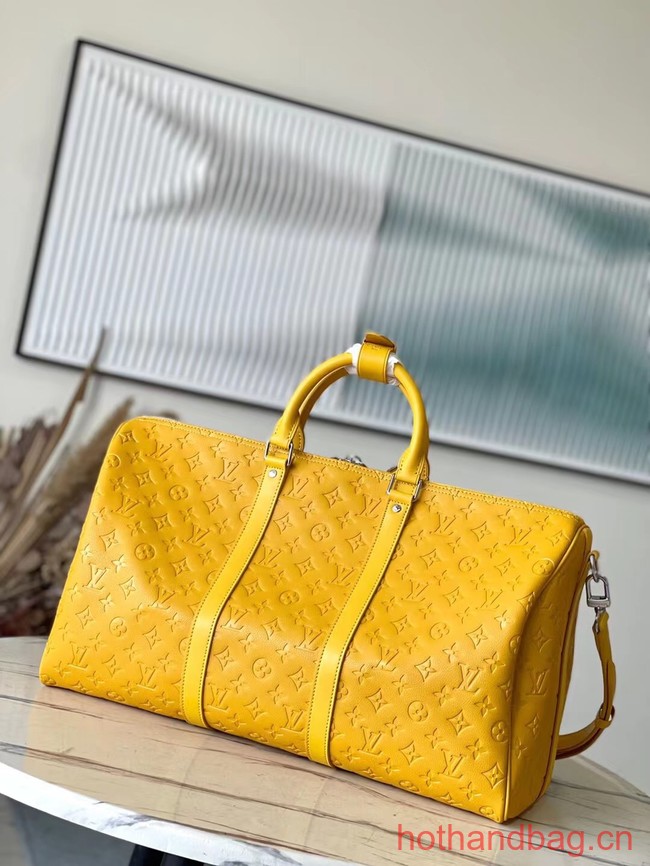 Louis Vuitton Keepall Bandouliere 50 M23748 Yellow 