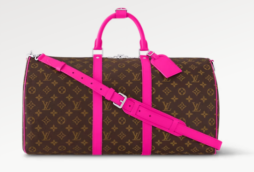 Louis Vuitton Keepall Bandouliere 50 M46769 Pink