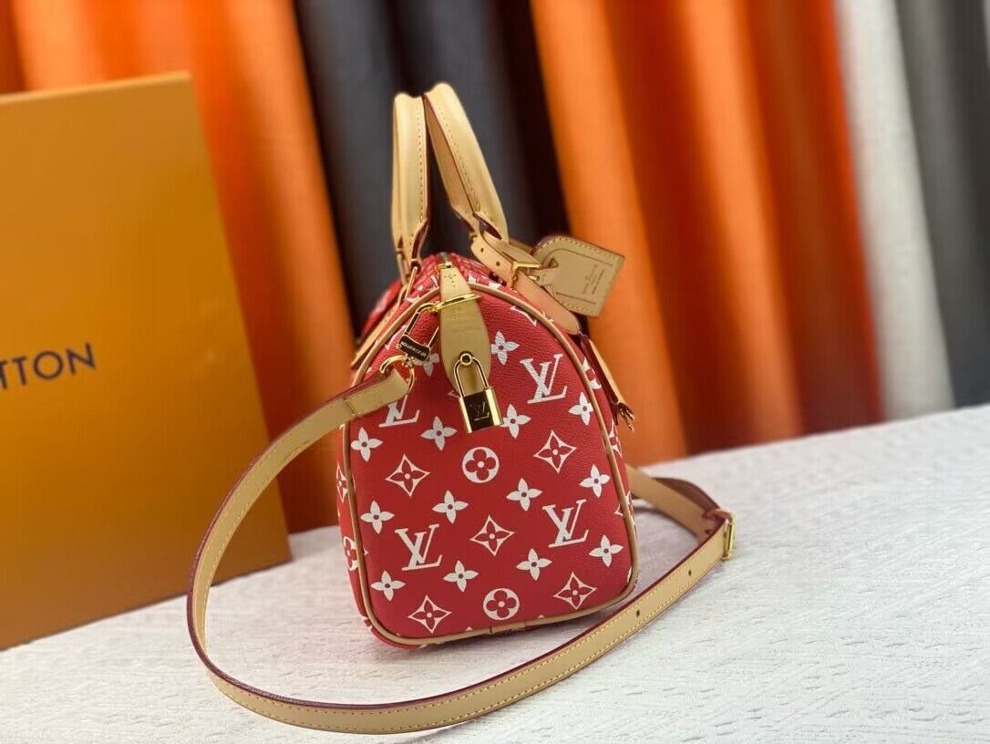 Louis Vuitton LV2024 Speedy 25 M24424 Red