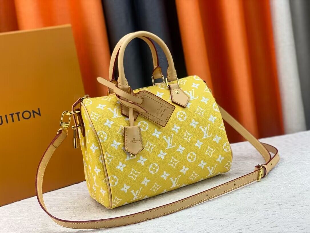 Louis Vuitton LV2024 Speedy 25 M24424 Yellow