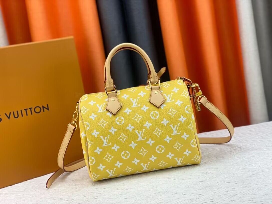 Louis Vuitton LV2024 Speedy 25 M24424 Yellow