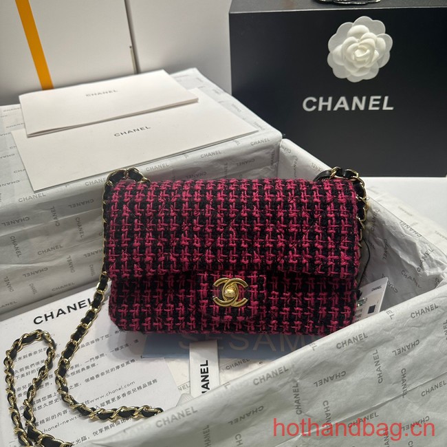 Chanel CLASSIC HANDBAG A01116 red&black