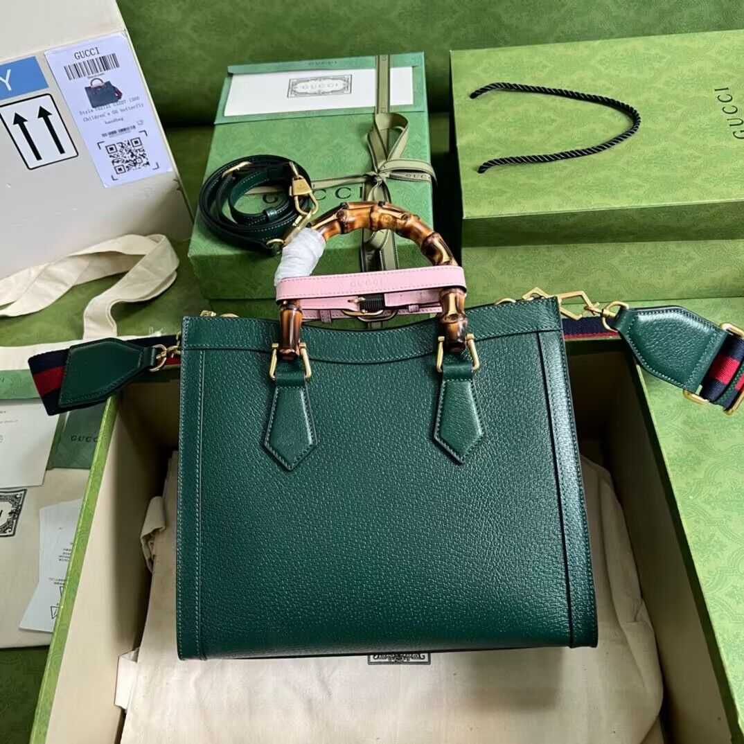 Gucci Diana small tote bag 702721 Green