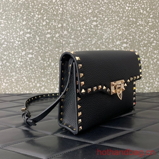 VALENTINO GARAVANI Loco Calf leather bag 0322 black