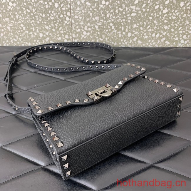 VALENTINO GARAVANI Loco Calf leather bag A0322 black