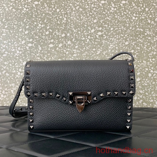 VALENTINO GARAVANI Loco Calf leather bag A0322 black