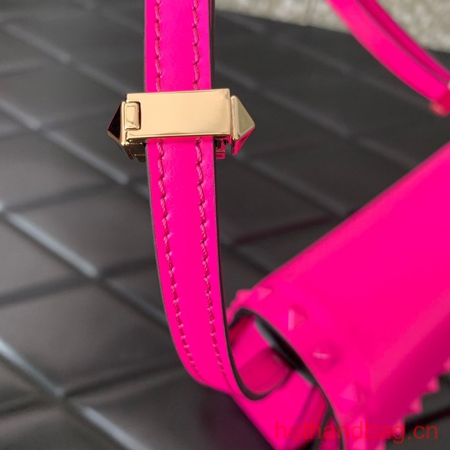 VALENTINO GARAVANI ROCKSTUD23 calfskin bag AZS098 pink