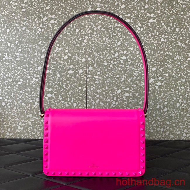 VALENTINO GARAVANI ROCKSTUD23 calfskin bag AZS098 pink