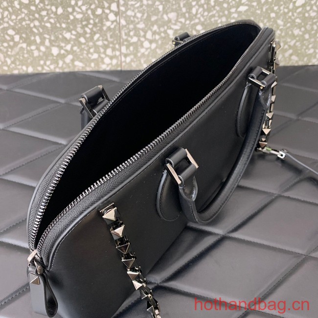 VALENTINO Rockstud calfskin bag KSE0NO black