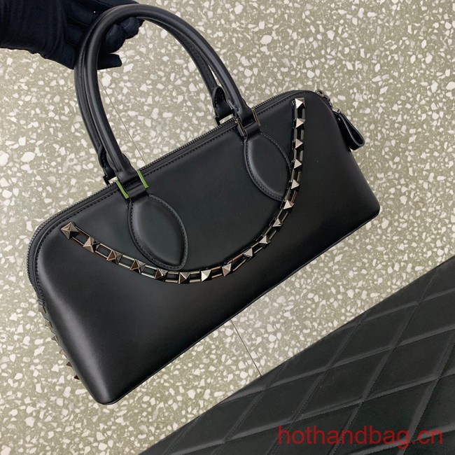 VALENTINO Rockstud calfskin bag KSE0NO black