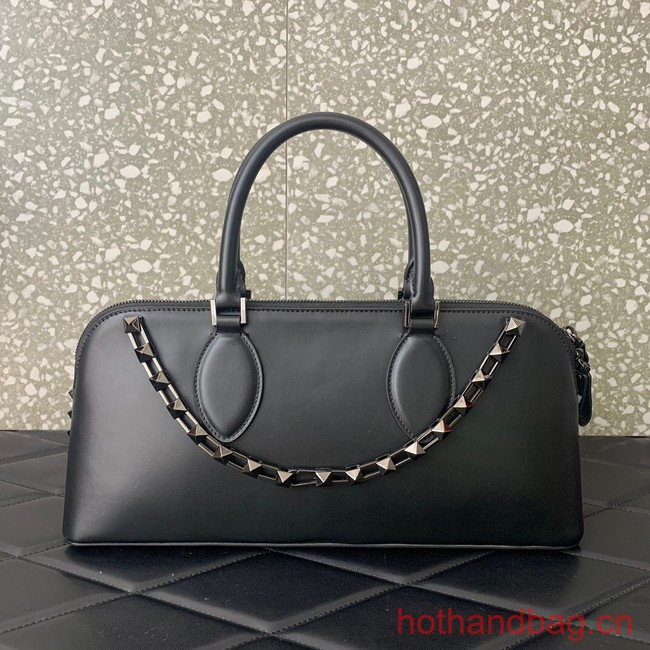 VALENTINO Rockstud calfskin bag KSE0NO black