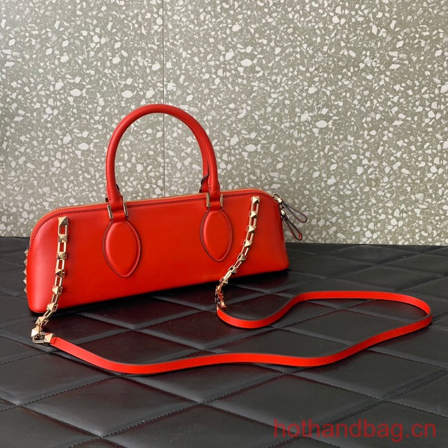 VALENTINO Rockstud calfskin bag KSE0NO red