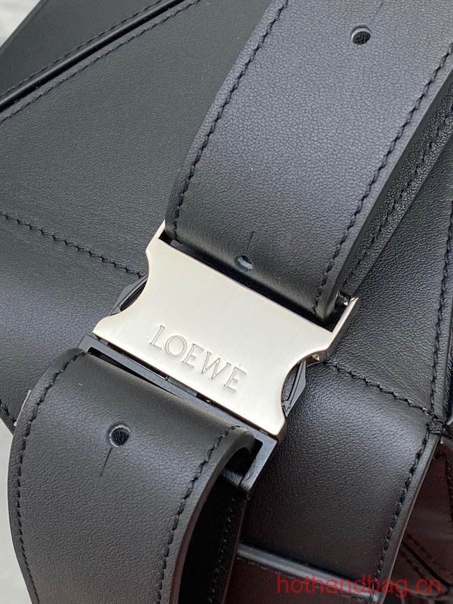 Loewe Small Classic Leather Puzzle Fanny Pack 02963 black